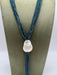 Collier Collier Sautoir topazes London blue, perle baroque, bakélite 58 Facettes