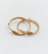 Bague 53 Alliance victorienne jumelée en or rose 18k (circa 1880) 58 Facettes A06538