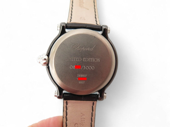 Montre montre CHOPARD happy sport 28/8507 ed limitee 38 mm quartz diamant 58 Facettes 269656