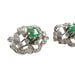 Boucles d'oreilles Boucles d'oreilles rétro diamants émeraudes 58 Facettes Q143B(945)