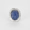 Bague 54.5 BAGUE TANZANITE DIAMANTS 58 Facettes 32300355