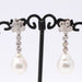 Boucles d'oreilles Boucles d'oreilles avec perle d'Australie et diamants 58 Facettes D359536JC