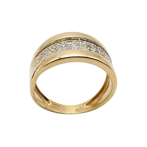 黄金和钻石戒指 