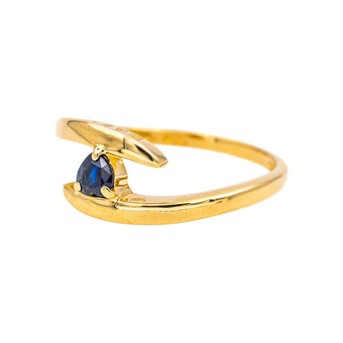 Balmain Prsten Žuto zlato Safir 