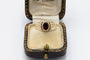 Unique yellow gold ring with a garnet, turn of the 19th/20th century 58 Facettes 11244