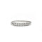 Bague 58 Demi-Alliance - Or blanc & Diamants 58 Facettes 250354R