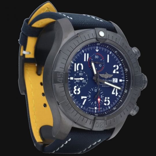 Montre Breitling Montre Super Avenger Chronograph 48 Night Mission 58 Facettes MT40278