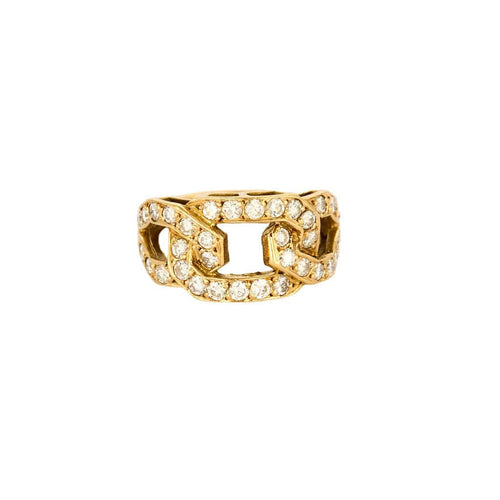 Bague 50 Bague or jaune et diamants 58 Facettes SMA00792