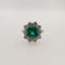 Bague Anello con Smeraldo di 2,48ct e Diamanti 58 Facettes
