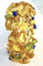 Bracelet Bracelet Style americain, or jaunet citrines, péridots et lapis lazuli 58 Facettes 175171