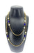 Collier Collier chaine or jaune perles et émail bleu 58 Facettes AB377