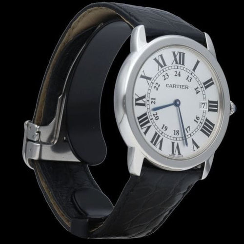 Cartier Relógio Ronde Solo De Cartier 36Mm Quartzo 