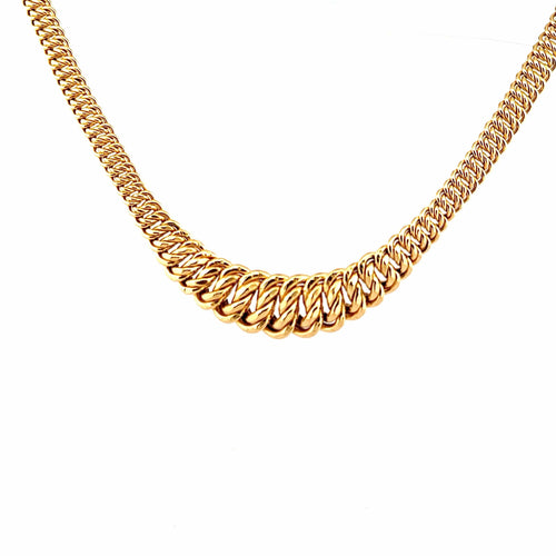 Halsband Länk Amerikanskt gult guld