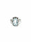 Bague 55 Bague En Or Blanc Et Aigue-Marine 58 Facettes
