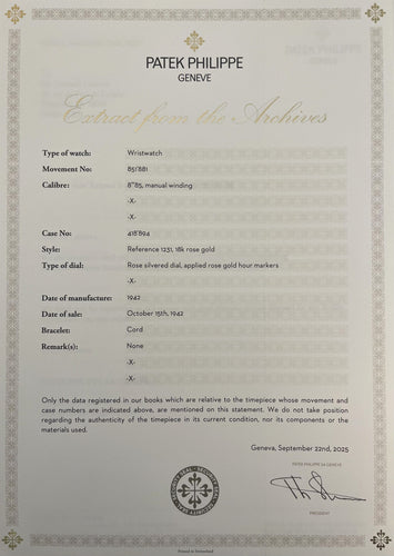 Montre PATEK PHILIPPE - Montre dame or rose 18 carats. Exceptionnelle montre de 1942 58 Facettes PP-100