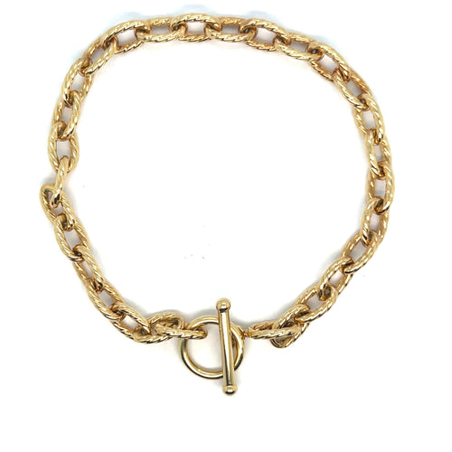 Bracelet Bracelet chaîne en or jaune 58 Facettes