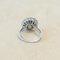 Bague 51 Bague Marguerite en platine et diamants 58 Facettes
