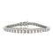 Bracelet Bracelet en or blanc 18 carats et diamants naturels 58 Facettes