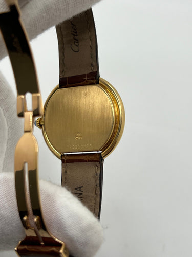 Montre Cartier Ellipse Grand Modèle 58 Facettes