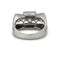 Bague 53 Bague TANK - Or blanc & Diamants 58 Facettes 250223R