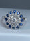 Bague 57 Bague diamants, saphir 58 Facettes AB45