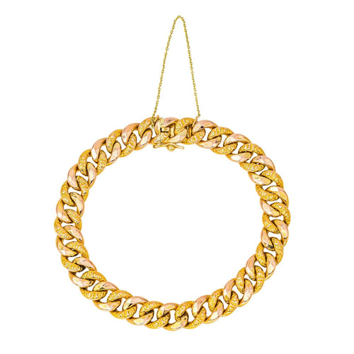 Bracelet Bracelet Maille Gourmette  Or rose 58 Facettes 4651158CN