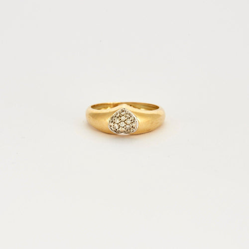 Bague 55 Bague Coeur diamants 58 Facettes LP639/10