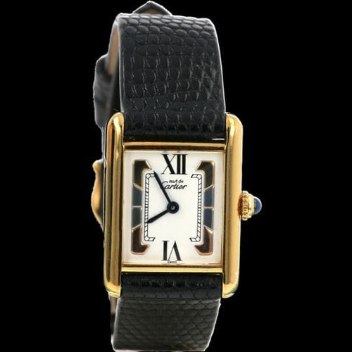 Montre Cartier Montre Tank Vermeil 58 Facettes MT41711
