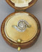 Bague 56.5 Bague tourbillon ancienne or jaune et platine diamants 58 Facettes