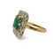 Bague Bague deux ors emeraude et diamants 58 Facettes
