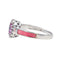 Bague 56 Bague  Or blanc Saphir, Diamant 58 Facettes 3789804CN