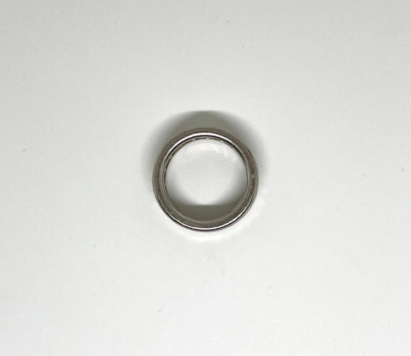 Bague 52 Bague or gris, alliance diamants tour complet 58 Facettes