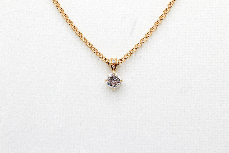 Pendentif Pendentif or jaune, diamants 58 Facettes 240306