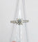 Bague 49 Bague solitaire or blanc diamant de 1,15 carat - certificat 58 Facettes A04032