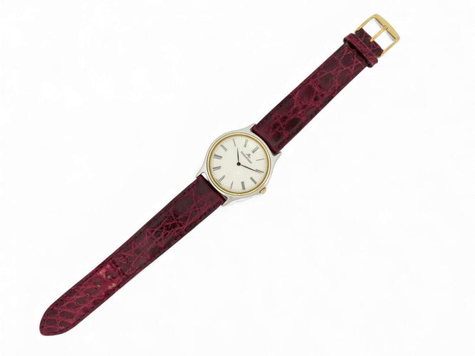 Montre vintage montre jaeger lecoultre heraion 112-5-08 quartz en acier or jaune 58 Facettes 271929