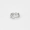 Bague 52 Messika - Alliance Joy Cœur Multi en or blanc et diamants 58 Facettes