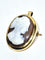 Pendentif Pendentif Broche Camée or rose, agate 58 Facettes