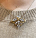 Pendentif Broche Pendentif ancien or jaune, perles, diamants 58 Facettes