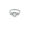 Bague 54 Bague en or blanc et diamants 58 Facettes 31885