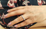 Bague 57.5 Alliance diamant or blanc 58 Facettes ALL.CHIROL-1125