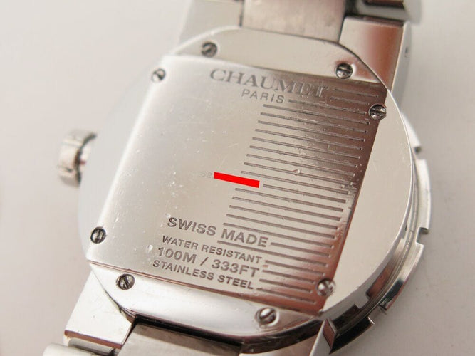 Montre montre CHAUMET class one 622c 48 diamants en acier 33 mm quartz lady 58 Facettes 267497