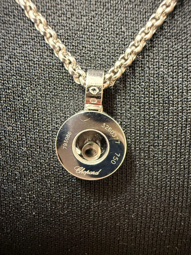 Pendentif Chopard - Pendentif Happy Diamond - Or blanc 58 Facettes Chopard