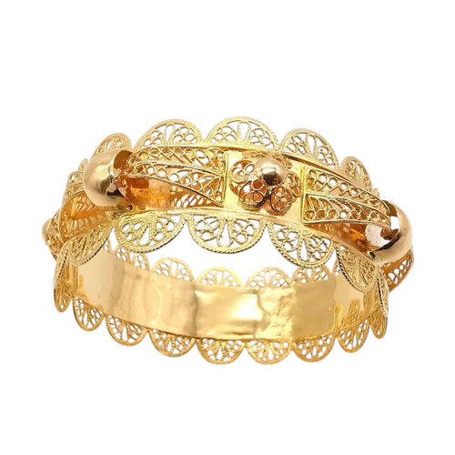 Bracelet Bracelet oriental filigrane or jaune 58 Facettes