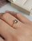 Bague 52 Bague or jaune, aigue-marine, diamants 58 Facettes 698