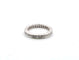 Bague 54 Bague en platine avec diamants 58 Facettes