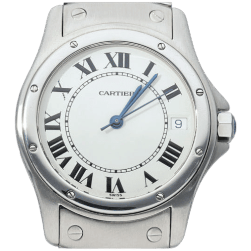 Montre Cartier Montre Santos Ronde 58 Facettes MT44439