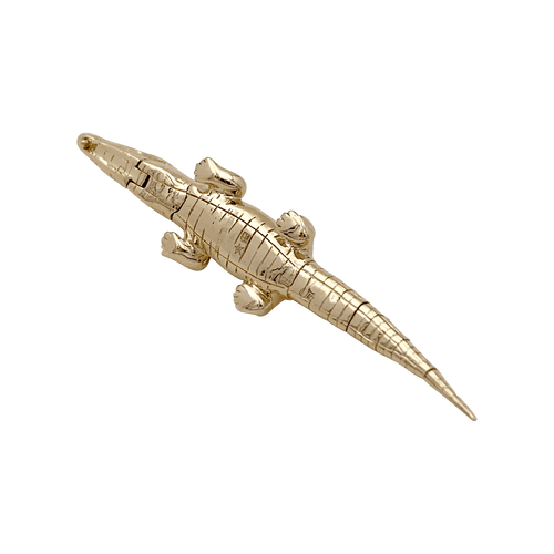 Boucles d'oreilles Mono boucle Bibi Van Der Velden, "Alligator Art Deco", or, diamants, tsavorites. 58 Facettes 34454