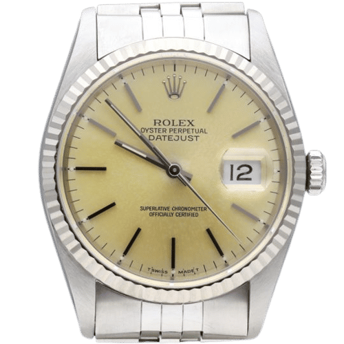 Montre Rolex Montre Date Just 36 58 Facettes MT43554