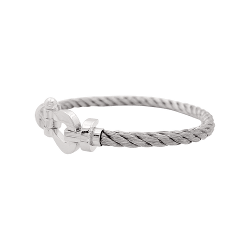 Bracelet Bracelet Fred, "Force 10", or blanc, acier. 58 Facettes 34775