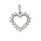 Pendentif Pendentif forme coeur diamants 1ct 58 Facettes 00049901